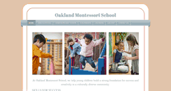 Desktop Screenshot of oaklandmontessori.com